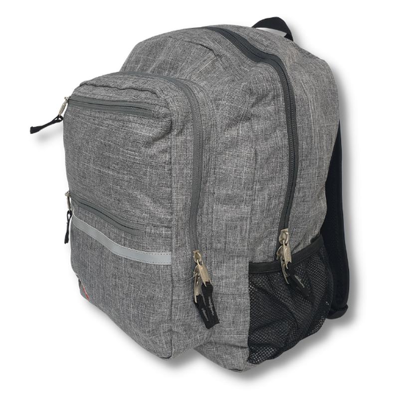 ■ Ridge 53 - Campus Backpack - Grey Melange by Ridge 53 on Schoolbooks.ie