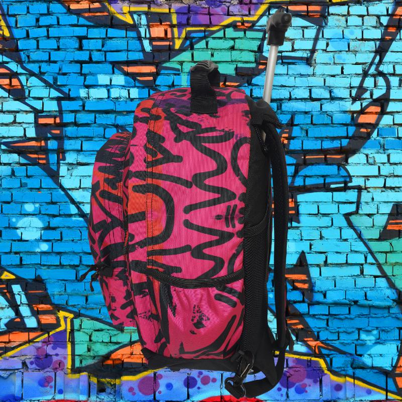Ridge 53 - Temple Wheeled Backpack - Geneva Graffiti by Ridge 53 on Schoolbooks.ie