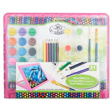 ■ Mixed Media Art Set With Easel - Pink - 31 Piece by Royal & Langnickel on Schoolbooks.ie