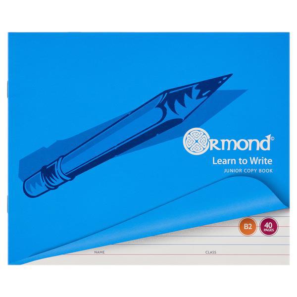 Learn to Write B2 (Wide) Handwriting Copy - 40 page by Ormond on Schoolbooks.ie