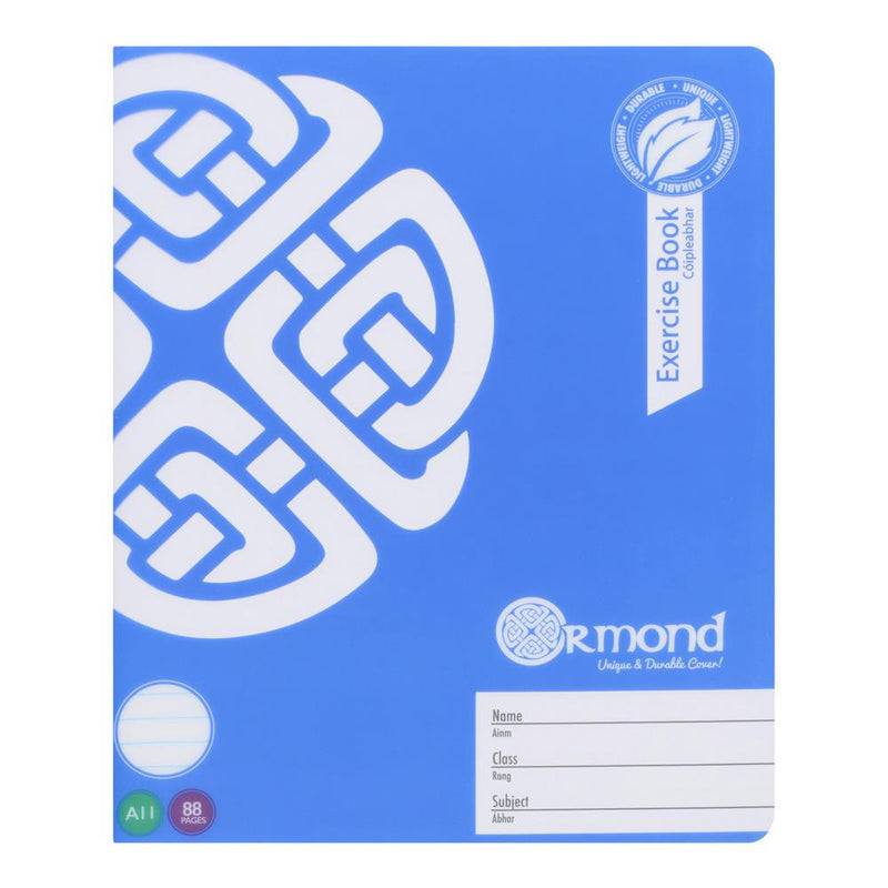 ■ Ormond Pack of 5x A11 - 88 Page Durable Cover Copy Book - Bright by Ormond on Schoolbooks.ie
