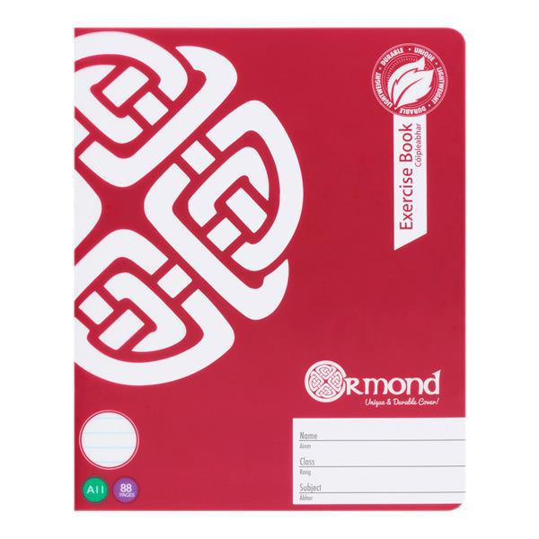 ■ Ormond Pack of 5x A11 - 88 Page Durable Cover Copy Book - Bold by Ormond on Schoolbooks.ie