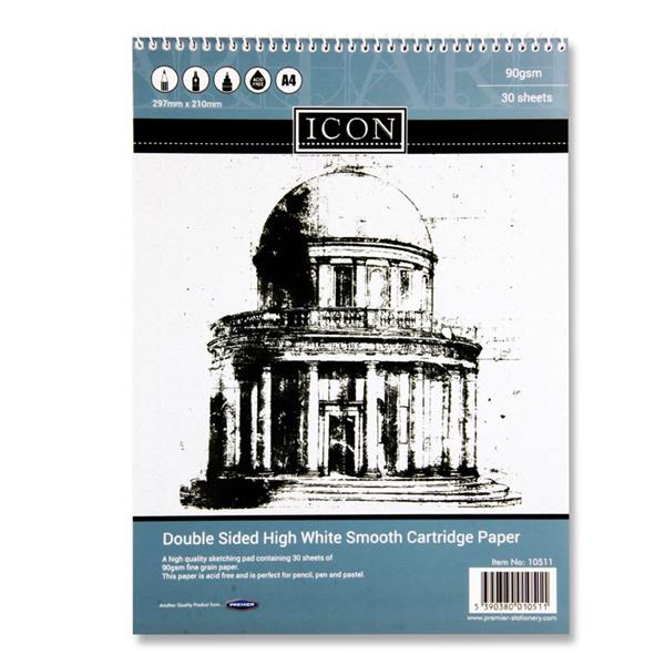 Icon A4 Spiral Sketch Pad by Icon on Schoolbooks.ie
