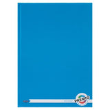 ■ Premto - A4 160pg Hardcover Notebook - Printer Blue by Premto on Schoolbooks.ie