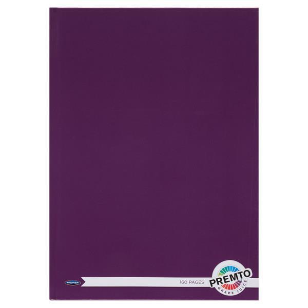 Premier Premtone A4 160pg Hardcover Notebook - Grape Juice by Premtone on Schoolbooks.ie