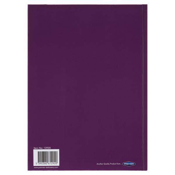 Premier Premtone A4 160pg Hardcover Notebook - Grape Juice by Premtone on Schoolbooks.ie