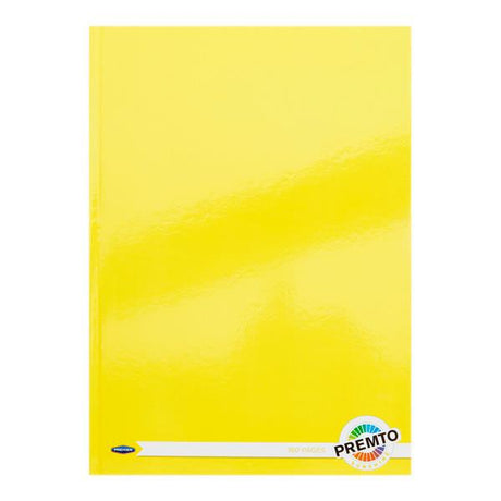 ■ Premier Premtone A4 160pg Hardcover Notebook - Sunshine by Premtone on Schoolbooks.ie