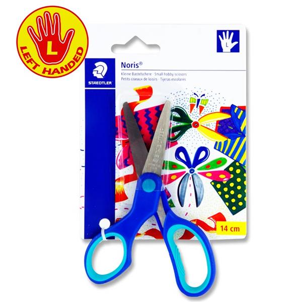 Staedtler Noris - 14cm Hobby Scissors - Left-handed by Staedtler on Schoolbooks.ie