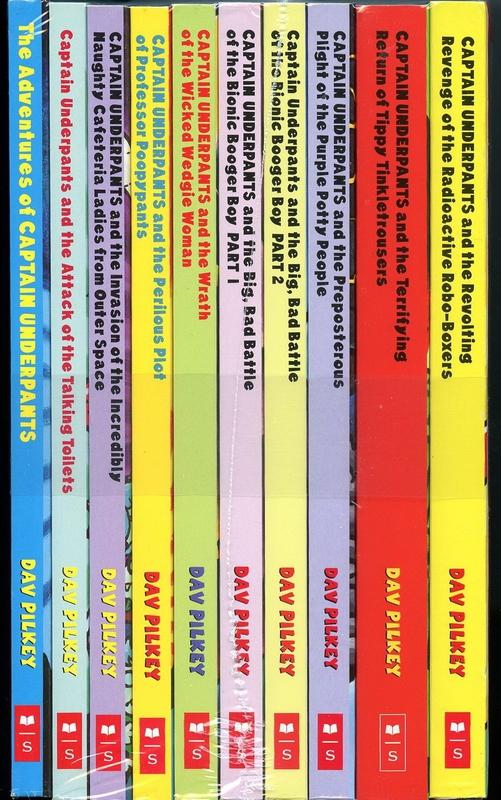 ■ Captain Underpants - 10 Book Set - Paperback by Scholastic on Schoolbooks.ie