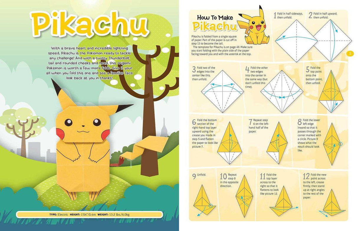 Pokemon Origami - Fold Your Own Pokemon by Scholastic on Schoolbooks.ie