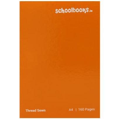 Schoolbooks.ie - A4 Hardback Notebook - 160 Page - Orange by Schoolbooks.ie on Schoolbooks.ie