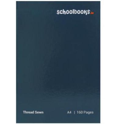 Schoolbooks.ie - A4 Hardback Notebook - 160 Page - Navy by Schoolbooks.ie on Schoolbooks.ie