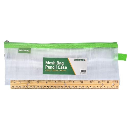 Schoolbooks.ie - Mesh Pencil Case 330mm x 120mm by Schoolbooks.ie on Schoolbooks.ie