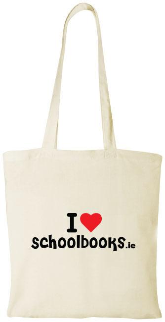 Tote Bag - I Love Schoolbooks.ie by Schoolbooks.ie on Schoolbooks.ie