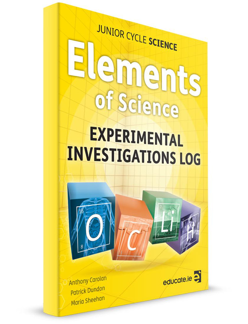Elements of Science - Experimental Investigations Log Only by Educate.ie on Schoolbooks.ie