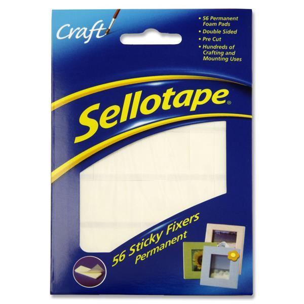 Sellotape - Sticky Fixers - Pack of 56 by Sellotape on Schoolbooks.ie