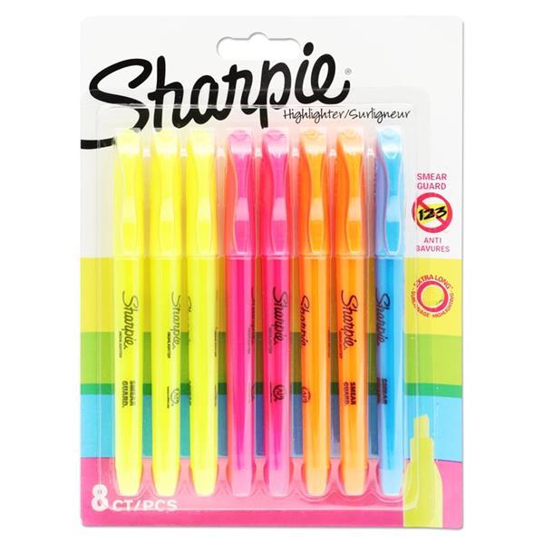 Sharpie - 8 Assorted Highlighter Markers by Sharpie on Schoolbooks.ie