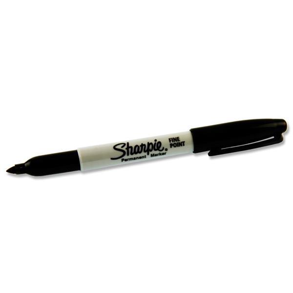 Sharpie Permanent Marker - Fine Black by Sharpie on Schoolbooks.ie
