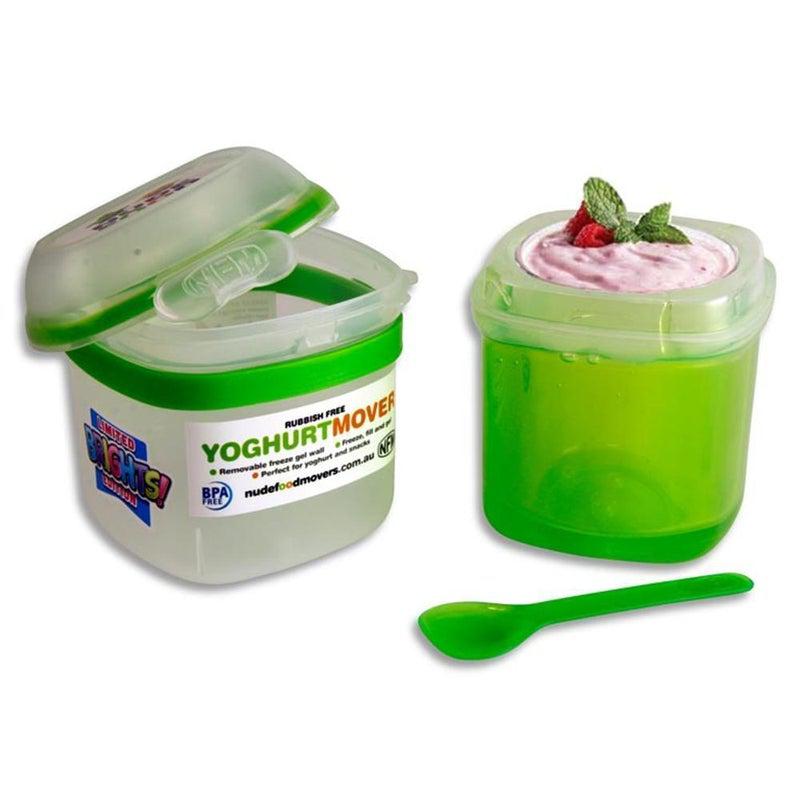 Smash Nude Food Gel Yoghurt Mover With Spoon - Bright Green by Smash on Schoolbooks.ie