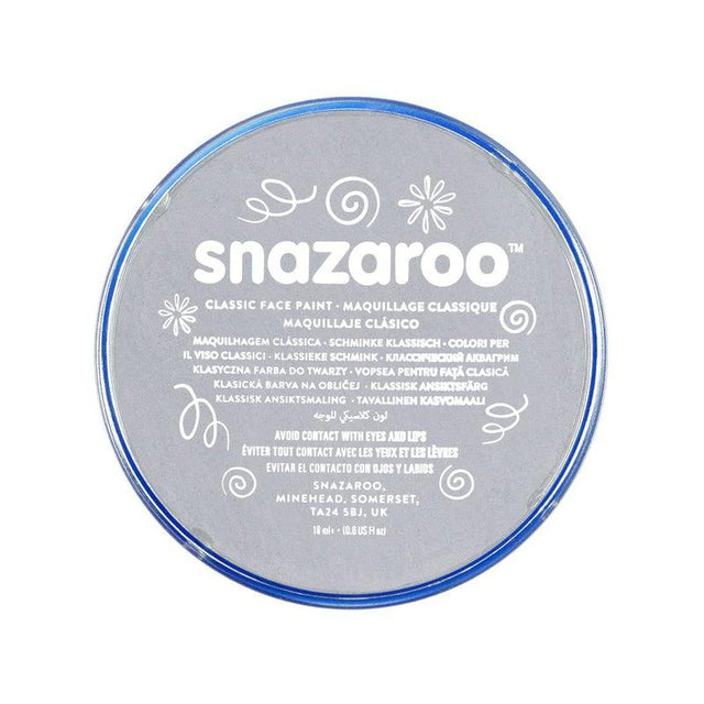 Snazaroo - Classic Face Paint - 18ml - Light Grey by Snazaroo on Schoolbooks.ie