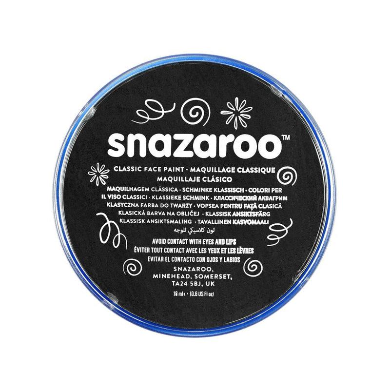 Snazaroo - Classic Face Paint - 18ml - Pot Black by Snazaroo on Schoolbooks.ie