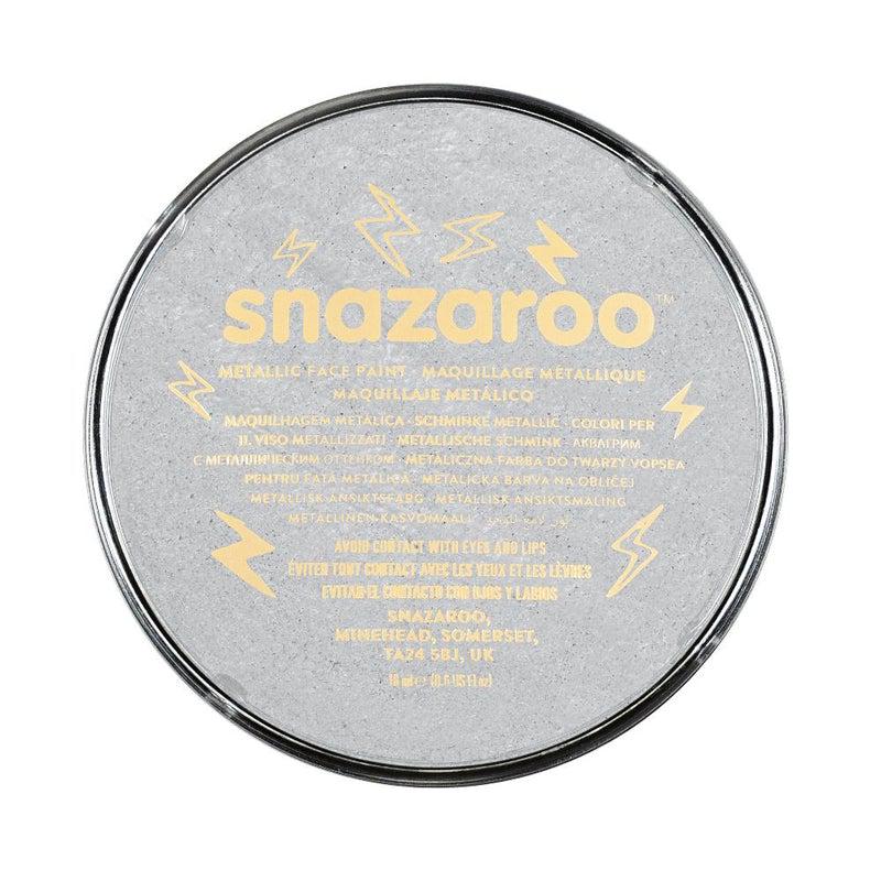 Snazaroo - Metallic Face Paint - 18ml - Silver by Snazaroo on Schoolbooks.ie