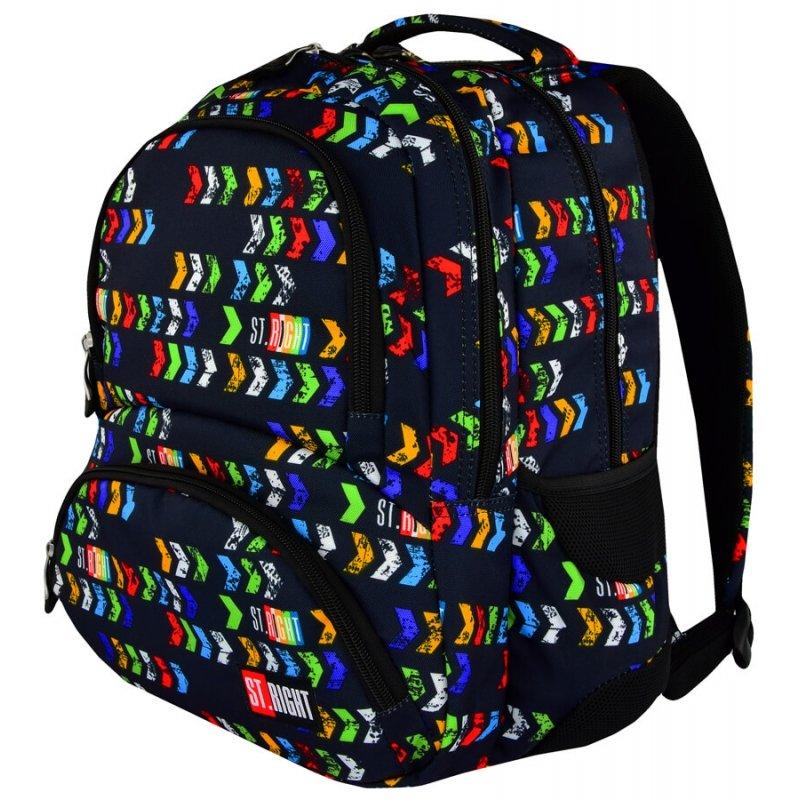■ St.Right - Arrows - 4 Compartment Backpack by St.Right on Schoolbooks.ie