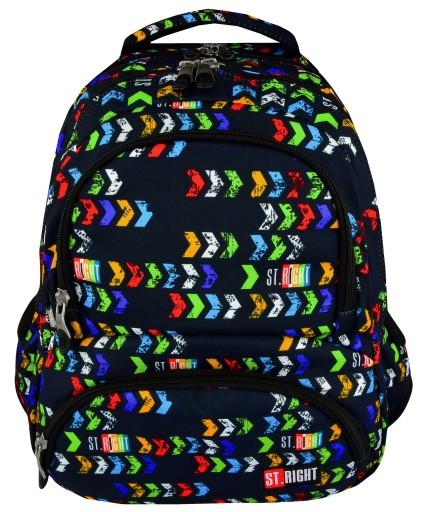 ■ St.Right - Arrows - 4 Compartment Backpack by St.Right on Schoolbooks.ie