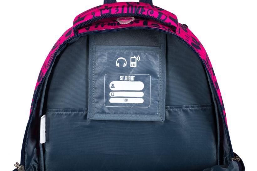 St.Right - Love - 4 Compartment Backpack by St.Right on Schoolbooks.ie