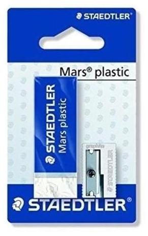 Mars ® Plastic Eraser & Metal Sharpener Pack by Staedtler on Schoolbooks.ie