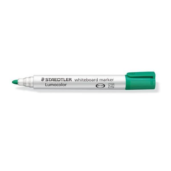 Staedtler - Lumocolor Whiteboard Marker - Bullet Tip - Green by Staedtler on Schoolbooks.ie