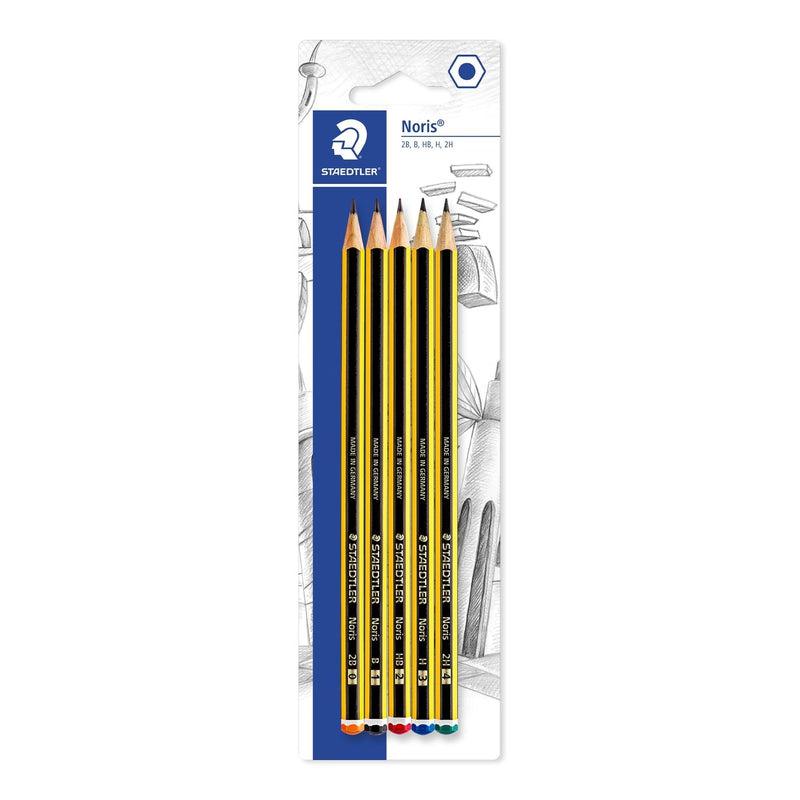 Staedtler Noris® Assorted Degrees Pencils - Pack of 5 by Staedtler on Schoolbooks.ie