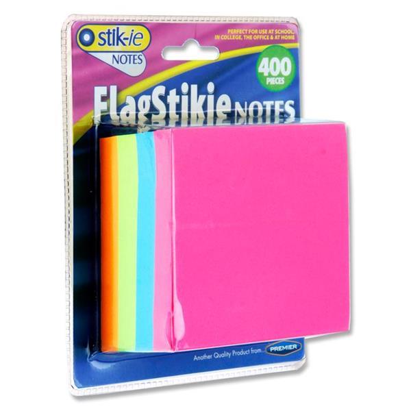 Stik-ie Packet of 400 Flag Stik-ie Notes by Stik-ie on Schoolbooks.ie