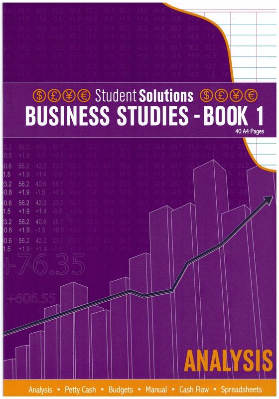 Business Studies Book 1: Cash - 40 Page by Student Solutions on Schoolbooks.ie