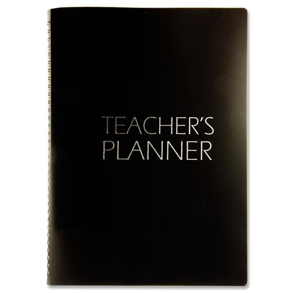 ■ Student Solutions A4 Teacher's Planner - Black Cover by Student Solutions on Schoolbooks.ie