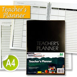 ■ Student Solutions A4 Teacher's Planner - Black Cover by Student Solutions on Schoolbooks.ie