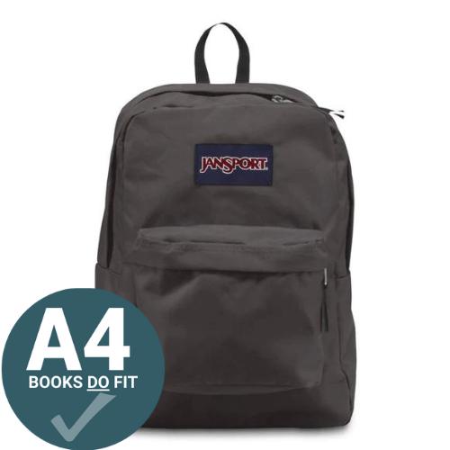 ■ JanSport Superbreak Backpack - Forge Grey by JanSport on Schoolbooks.ie