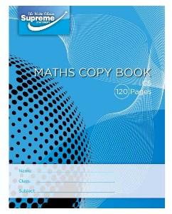 Supreme - Maths Copy Book - 120 Page by Supreme Stationery on Schoolbooks.ie