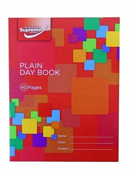 Blank / Plain Day Copy - 32 Page by Supreme Stationery on Schoolbooks.ie