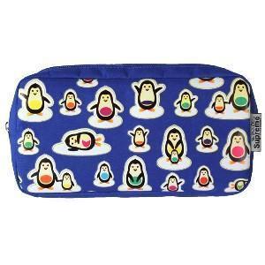■ Double Zip Penguin Pencil Case by Supreme Stationery on Schoolbooks.ie