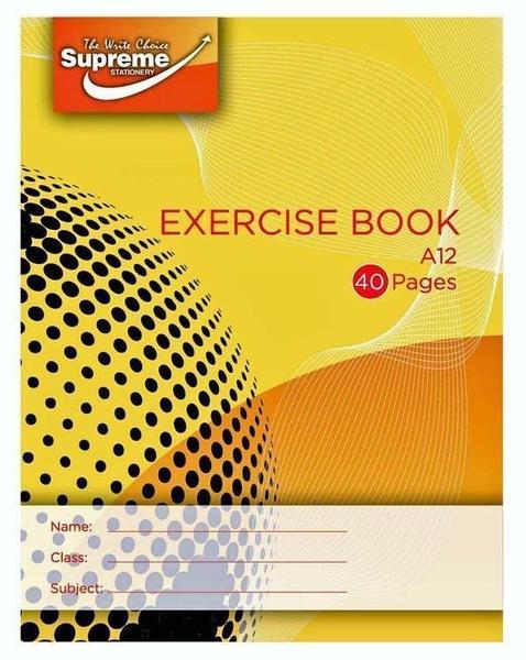 Exercise Copy - 40 Page by Supreme Stationery on Schoolbooks.ie