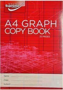 Graph Copy - 32 Page by Supreme Stationery on Schoolbooks.ie