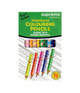 Supreme Stationery - Jumbo Triangular Colouring Pencils - Right Handed - Pack of 12 by Supreme Stationery on Schoolbooks.ie