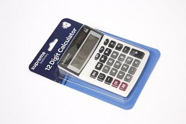 ■ Supreme Stationery - 12 Digit Calculator - GY-6012 by Supreme Stationery on Schoolbooks.ie