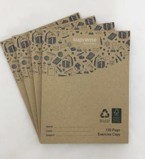 Supreme Stationery - Recycled Writing Copy - 120 Page by Supreme Stationery on Schoolbooks.ie