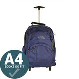 ■ Ridge 53 - Temple Wheeled Backpack - Navy/Grey by Ridge 53 on Schoolbooks.ie