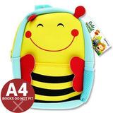 ■ Emotionery Neoprene Cute Animal Junior Backpack - Bee by Emotionery on Schoolbooks.ie