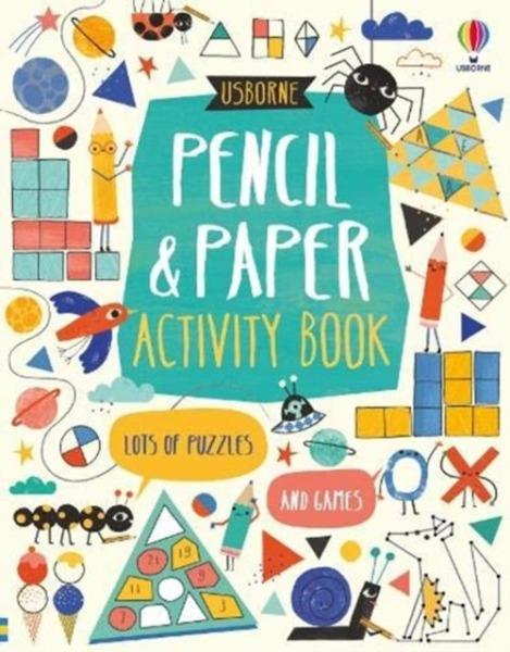 Pencil and Paper Activity Book by Usborne Publishing Ltd on Schoolbooks.ie