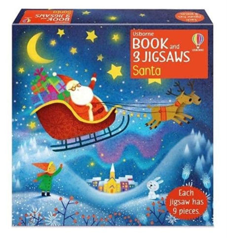 Santa - Usborne Book and 3 Jigsaws by Usborne Publishing Ltd on Schoolbooks.ie