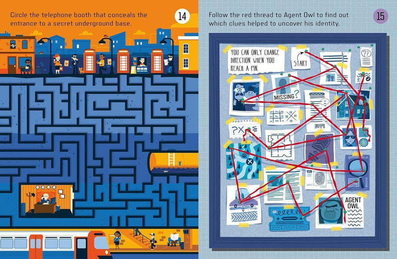 ■ Spy Maze Puzzles by Usborne Publishing Ltd on Schoolbooks.ie